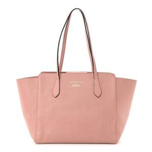 AUTHENTIC GUCCI Pink Leather Tote Bag